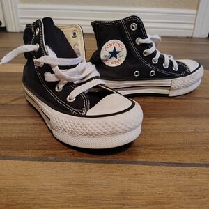 Converse Kids Black High-Top Sneakers